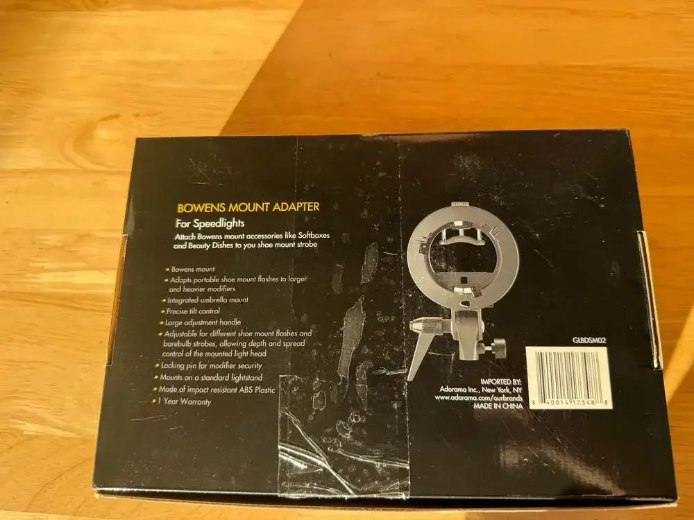 Glow by Flashpoint Bowens Mount Adapter for Speedlights